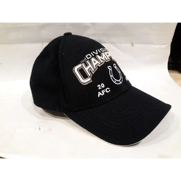 Reebok Indianapolis Colts 2006 AFC South Division Champions Strapback Hat NFL - Picture 8 of 10